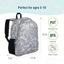 Wildkin 15-inch Kids Backpack – Durable, Padded, Adjustable for School & Travel - Digital Camo by TinyTreasures Baby Boutique