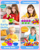 Counting Dinosaurs Montessori Toys for 3 4 5 Years Old Boys Girls, Preschool Learning Activities Kindergarten Educational Sensory Toys Gifts for Kids Toddlers Ages 3-5, 4-8 by TinyTreasures Baby Boutique
