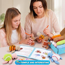 Crochet Kit for Beginners -4 PCS Turtle Crochet Kit with Step-by-Step Video Tutorials, Beginner Crochet Kits for Adults, Animal Crochet Turtle Ball Games Set by TinyTreasures Baby Boutique