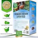 Small Pet Select Chicken Layer Feed Pellets, Food for Chickens and Laying Hens, Poultry and Waterfowl, High Protein and Omega 3, Corn and Soy Free, Non-GMO, 20 lb by GreenHaven Gardens