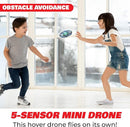 Force1 Scoot Hand Operated Drone for Kids or Adults - Hands Free Motion Sensor Mini Drones, Easy LED Indoor Rechargeable UFO Toy Flying Orb Ball Drone Toys for Boys and Girls (Blue) by TinyTreasures Baby Boutique