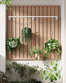 Plant Hanger Indoor, Hanging Planters for Indoor Plants with 6 Hanging Chains, Wall Plant Hanging Rod for Window Ceiling, 65 Inch, Metal/White… by GreenHaven Gardens