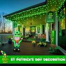 JMEXSUSS 400 LED 38.8F Green Icicle Lights for St Patricks Day Decorations, Green Christmas Lights Indoor Outdoor, Green String Icicle Lights for House Fireplace Party Yard Decoration by GreenHaven Gardens
