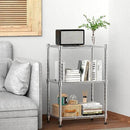 450 lbs Wire Storage Shelving 3-Tier Utility Shelving Unit Steel Organizer Wire Rack for Home,Kitchen,Office,Chrome(11.8" D x 17.7" W x 26.4" H) by CozyNest Decor