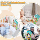 Car Seat Toy, Baby Car Mirror for Rear Facing, Travel Baby Activity Center with Hanging Engaging Toys for Infants Babies 0-6-12-18 Months Boy Girl by TinyTreasures Baby Boutique