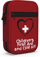 Small, First Aid and CPR Kit for children, toddler, and kids. Large Variety of Bandages to fit your childs injuries. Perfect travel first aid kit, Diaper Bag, Backpack, Car, and More. Quick and Effect by TinyTreasures Baby Boutique