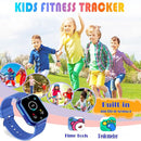 Goodatech Kids Smart Watch for Boys Girls, 1.54'' Smartwatch with 26 Puzzle Games,HD Camera,Video Music Player,Pedometer,Flashlight,Audio Book etc., Aluminum Case and Sport Band (Blue) by TinyTreasures Baby Boutique
