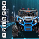 4WD Ride On Car with Remote Control,24V 2Seater Kids Electric Toy Off-Road Truck for Kids,Ride on Buggy for Side by Side(Blue) by TinyTreasures Baby Boutique