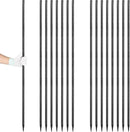 Rebar Stakes 48 inches 16-Pack Concrete Form Stakes Straight 3/8" Diameter Rebar Ground Metal Stakes for Landscaping, Securing Fence, Garden Plants Support, Survey Markers and Securing Trees by CozyNest Decor
