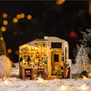 Rolife DIY Miniature Cozy Kitchen House Kit for Adults to Build, Tiny House Making Kit with Furnitures, Halloween/Christmas Decorations/Gifts for Family and Friends (Cozy Kitchen) by TinyTreasures Baby Boutique