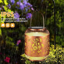 Butterfly Solar Lanterns Outdoor, Birthdays Gifts for Women Mom Grandma, Metal Waterproof Hanging Hollow Out Garden Decorative Solar LED Light for Yard, Patio, Lawn, Porch, Backyard by GreenHaven Gardens