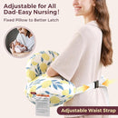 Momcozy Pioneering Safety Fence Nursing Pillow for Breastfeeding- Wider Feeding Pillows for More Support for Mom & Baby- Easier Nursing & Hand Free- Fit for All, Removable Cotton Cover by TinyTreasures Baby Boutique