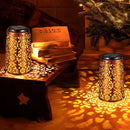 Solar Lanterns Outdoor Waterproof - 4 Pack Hanging Solar Lights Gifts for Women Mom Grandma Decorative Lantern for Patio Decor Garden Yard Backyard Porch Table Tree Lighting, Cool/Warm Light by GreenHaven Gardens