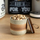 Coffee Storage Container Jar with Lid, Ceramic Kitchen Food Storage Jars with Airtight Lids for Spice Sugar Cookie, Stackable Decorative Jars for Coffee Countertop, 28oz by CozyNest Decor