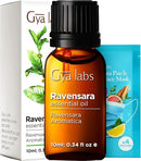 Gya Labs Ravensara Essential Oil for Diffuser - 0.34 Fl Oz - 100% Pure Natural Ravensara Oil for Skin, Hair, Aromatherapy & Candle Making Scent by CozyNest Decor