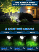 Solar Spot Lights Outdoor Solar Lights Outdoor Waterproof IP65 Solar Powered Outdoor Lights, Solar Landscape Spotlights Outdoor Solar Lights (White, 6 Packs) by GreenHaven Gardens