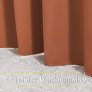 NICETOWN Room Darkening Curtains for Bedroom - Grommet Top Thermal Insulated Light Reducing Energy Saving Privacy Drapes for Nursery, Burnt Orange, 1 Pair, W52 x L63 by TinyTreasures Baby Boutique