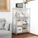 1000 lbs Storage Shelving 4-Tier Utility Shelving Unit Steel Organizer Wire Rack for Home,Kitchen,Office,Chrome (13.7" D x 23.6" W x 53.4" H) by CozyNest Decor