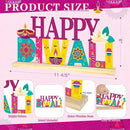 COCHIE Metal Happy Diwali Sign, Indian Festival of Light Table Centerpieces Decorations for Home, Office, Shelf, Mantel, Indoor, Traditional Party Supplies Decor (Diwali) by CozyNest Decor