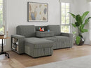 91-inch Reversible Sectional Sleeper by CozyNest Decor