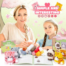 Crochet Kit for Beginners -4 PCS Cat Crochet Kit with Step-by-Step Video Tutorials, Learn to Crochet Kits for Adults and Kids, Beginner Crochet Kits for Adults, Animals Cat Crafts Knitting Kit by TinyTreasures Baby Boutique