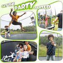 BCAN 8FT 10FT 12FT 14FT 15FT 16FT Recreational Trampoline with Enclosure for Kids Adults, ASTM Approved, Outdoor Trampolines with Ladder for Kids by TinyTreasures Baby Boutique