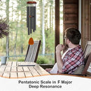 Wind Chime for Outside, 32 inch Aluminium Metal Wind Chimes, Relaxing Soothing Wind Chimes Outdoor, Decoration for Garden, Patio, Yard, Home, Gift for Mother's Day, Birthday(Waterdrop) by CozyNest Decor
