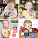 10oz Soup Thermo for Hot Food Kids,Lunch Thermo Kids Food Jar with Spoon Hot Insulated Food Containers,Leak Proof Stainless Steel Wide Mouth Lunch Food Thermo Jar for School(Pink) by TinyTreasures Baby Boutique