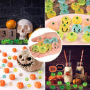 STEFORD 56 Pcs Luminous Resin Pumpkins, Halloween Miniature Figurines Glow in The Dark Mini Tiny Plastic Fake Pumpkin Bulk for Decorating Outside Outdoor DIY Crafts Home Fairy Garden Dollhouse Decor by GreenHaven Gardens