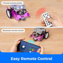 Makeblock mBot Robot Kit, STEM Projects for Kids Ages 8-12 Learn to Code with Scratch Arduino, Robot Kit for Kids, Computer Programming for Beginners Gift for Boys and Girls 8 Pink by TinyTreasures Baby Boutique