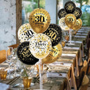 TONIFUL 4 Set Black Gold Balloon Stand Kit for Birthday Decorations for 30th,Balloon Centerpieces for Table Party Decorations Cheers to 30 Years Old Birthday for Men and Women by TinyTreasures Baby Boutique