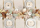 DearHouse Fall Garland Maple Leaf, 5.9Ft Hanging Vine Garland White with Pumpkins and Berries Thanksgiving Decor for Home Wedding Fireplace Party Christmas (White&Brown) by CozyNest Decor