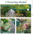 2 Gallon Watering Can for Outdoor Plants with Removable Long Spout and Stainless Steel Sprinkler Head, Large Plastic Watering Can for Garden Flowers Plants