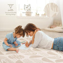 PopsyKosy Premium Exercise & Baby Foam Play Mats - Stylish & Large Non-Toxic Odorless Floor Mat - 6 Tiles - Spacious 6ft x 4ft - Peel-Resistant Reinforced Ver.- Soft Thick, Waterproof - Desert Sand by TinyTreasures Baby Boutique