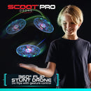 Force1 Scoot Pro Hand Operated Drone for Kids or Adults - Induction Hands Free Motion Sensors Mini Drones with Bright LED Projection, 360 Flips, Easy Indoor Small UFO Flying Orb Ball Drone Toy by TinyTreasures Baby Boutique