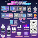 Funewest Slime Kit for Kids, Mini Galaxy Ball Slime Making Kit with Glow in The Dark Stickers, Glitter, Beads & Charms – Creative DIY Craft Kit & Stress Relief Sensory Toy Gifts for Girls Ages 6-12 by TinyTreasures Baby Boutique