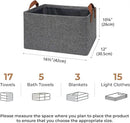 GRANNY SAYS Storage Baskets for Shelves, Closet Organizer Bins, Clothes Storage Bins with Metal Frame, Extra Large Baskets for Organizing and Storage, Collapsible, Dark Gray, 2-Pack by CozyNest Decor
