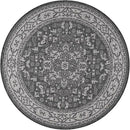 Keen Home Design Terrace Outdoor Round Rug - 8ft Round Washable Indoor/Outdoor Rug for Patio, Kitchen, Balcony, Beach, Garden, Deck and Porch, Size: 7'7" Round by GreenHaven Gardens