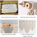 Achart Macrame Wall Hanging Large- Boho Wall Decor- large wall art- Wall Decor Living Room- Macrame Tapestry Boho Decor for Bedroom (Beige-C) by CozyNest Decor