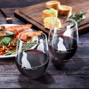 Set of 2 Labrador Dog Stemless Wine Glasses
