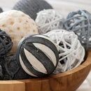 ANDALUCA Decorative Balls Bag Bowl Filler Home Decor (Grey) by CozyNest Decor