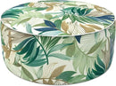 LVTXIII Inflatable Stool Ottoman Footrest with Handle, Decorative Fade-Resistant Foot Stool, Indoor or Outdoor Pouf for Home Garden and Camping Use, D21 x W 21 x H9, Lush Leaf Green by CozyNest Decor