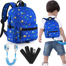 Accmor Toddler Backpack Leash, Mini Child Backpack with Anti Lost Wrist Link, Cute Kids Backpack Leash Walking Harness for Outdoor Travel, Small Excavator Backpack Tether for Baby Boys Girls Ages 1-3 by TinyTreasures Baby Boutique