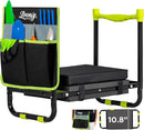 10.8” Wide Garden Kneeler and Seat, Heavy Duty Foldable Gardening Stool with Tool Belt Pouch, Included Thickened Kneeling Pad, Portable Gardening Bench Chair for Seniors & Parents by GreenHaven Gardens