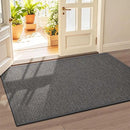 LEKEEPGO Door Mat 36"x59", Non Slip Door Mat Indoor Entrance, Rubber Backing Front Indoor Door mat Washable Absorbent Low-Profile Entryway Entry Resist Dirt Inside Door Mats, Grey by CozyNest Decor