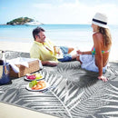 HiiARug Outdoor Plastic Straw Rug - 6x9Ft Waterproof Reversible Patio Mat for Deck, Beach, RV, Camper, Backyard by GreenHaven Gardens