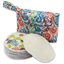 PINOWU Nursing Pads -10 Washable Pads + Wet Bag + Wash Bag, Breastfeeding Nipple Pads (Large 4.7") by TinyTreasures Baby Boutique