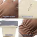 HANDLANDY Long Gardening Gloves for Men & Women, Thorn Proof Rose Pruning Gloves Leather Gauntlets Garden Glove Yard Work Glove (Small, Brown) by GreenHaven Gardens