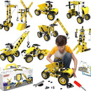 10 in 1 Stem Toys for 5 6 7 8 9+ Year Old Building Block Kit Stem Activities Projects Boy Toys Age 4-8 5-7 6-8 8-10 Creative Set Educational Engineering Excavator Construction Birthday by TinyTreasures Baby Boutique