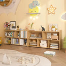 Book Shelf, 5 Cubes Storage Organizer, Open Bookshelf Wooden Bookcase, Freestanding Wooden Bookshelf Cube Shelf for Bedroom, Living Room by CozyNest Decor